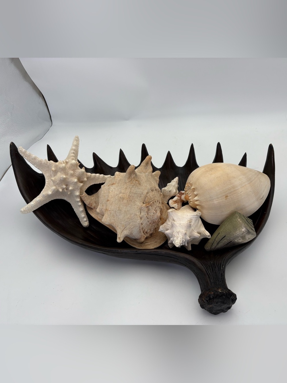 Vintage Resin “Elk Horn” Shaped Display Piece